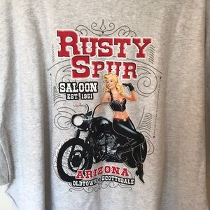 Rusty Spur Saloon men’s short sleeve shirt